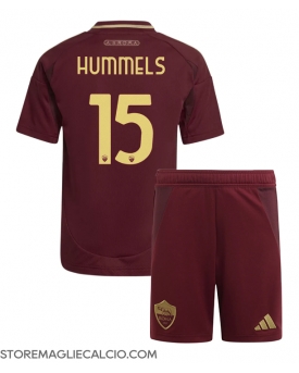 AS Roma Mats Hummels #15 Maglia Gara Casa Repliche 2024-25 Bambino